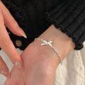 wholesale S925 Sterling Silver Bow Bracelet for Women, Fresh and Delicate, Simple and Elegant, Sweet Style, New Trend-0-4