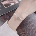 wholesale S925 Sterling Silver Korean Style Pearl Lily of the Valley Bud Design Sweet and Versatile Bracelet for Women-0-3