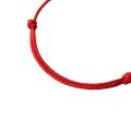 wholesale S925 Silver Korean Version Minimalist Four-Leaf Clover Red String Bracelet, Summer Fresh and Simple Hand Accessory S5186-0-4