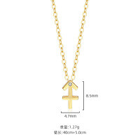 wholesale S925 Sterling Silver Virgo Constellation Pendant Necklace For Women, Ins Hot-selling Cross-border Collarbone Chain-A2283-Sagittarius 925 Silver