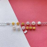 wholesale Gold-plated S925 ancient silver fittings with micro-set zirconia, including lantern beads, dragonfly eye, vajra pestle spacer beads, round beads, and loose beads for DIY-7# one