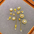 wholesale S925 Silver Pearl Drop Accessories Bracelet Necklace DIY Semi-finished Beading Charms Pendants-0-0