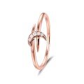wholesale 18K Yellow Gold Natural Diamond Ring, 14K White Gold Moissanite Pinky Ring, 9K Rose Gold Jewelry-0-4
