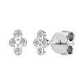 Sterling Silver Square Moissanite Stud Earrings for Women-0-29