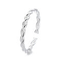 wholesale S925 Sterling Silver Twisted Ring, Adjustable Index Finger Ring, Small and Luxurious, Xiaohongshu Same Style-0-5