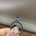 Sterling Silver 3ct Moissanite Teardrop Ring, Amazon Cross-Border Best Seller-0-1