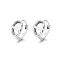 wholesale S925 Sterling Silver Oval Pig Nose Shape Ear Clasp, Unique Style, Niche Design, Internet Celebrity Trend Matching Ear Accessories-0-4