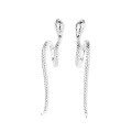 wholesale S925 Sterling Silver European and American Cross-Border Retro Vintage Heavy Workmanship Coiled Serpent Design Trendy Stud Earrings-0-6