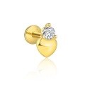 wholesale S925 Sterling Silver Hot-Sale Wholesale Set: Distant Heart Micro-Inlaid Stud Earrings, Minimalist Design-0-4