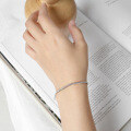 wholesale S925 Sterling Silver 332-391 Korean Style Fashion CHIC Minimalist Student Chain Bracelet for Women Silver Jewelry-0-3
