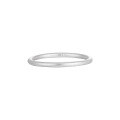 wholesale S990 Sterling Silver Minimalist Smooth Plain Circle Ring for Women, Small and Unique with an Ins High-End Sandblasted Finish-0-8