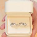 Sterling Silver XYL Couple Wedding Bands Moissanite 1CT 50PT Wholesale-0-3