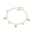wholesale S925 Gold-Plated Metal, Dreamy Opal Bracelet Bead Chain, Light Luxury, Sparkling Stackable Fashion Gift-0-4