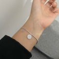 wholesale S925 Sterling Silver Guochao New Style Lucky Charm Bracelet for Women, Minimalist Niche Design, Gift for Girlfriend on Qixi Festival-0-0