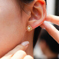 S925 Silver Moissanite Earrings, Luxurious Classic Design, Cross-Border Wholesale-0-1