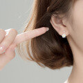 wholesale S925 Sterling Silver Korean-style Summer Sunflower Daisy Stud Earrings, Sweet and Petite Short Design for Women G6787-0-3