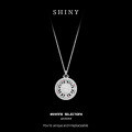 S925 Silver Eight Treasures Compass Pendant Round Necklace-0-5