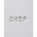 wholesale 925 Sterling Silver Freshwater Pearl Earrings, Light Luxury Advanced Sense, Temperament Niche Design, Minimalist Bean Earrings for Women-0-0