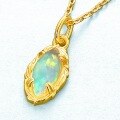 wholesale S925 Sterling Silver Geometric Cat Eye Opal Pendant Vintage Lace Edge Necklace Source Manufacturer-0-3