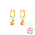 wholesale S925 Sterling Silver Mini Tropical Fruit Earrings, a best-selling creative minimalist design-0-8