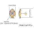 wholesale S925 Sterling Silver Moissanite High-End Fashionable Snake Head Stud Earrings for Women Cross-Border Wholesale-0-5