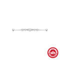 wholesale S925 Sterling Silver Industrial Piercing Chain Barbell Threaded Ear Cartilage Stud-0-14