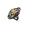 wholesale 925 Silver Designer Retro Adjustable Ring Italian Craftsmanship High-End Natural Amethyst Ring-0-7