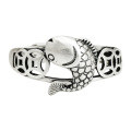 wholesale 925 Sterling Silver Lucky Koi Fish Ring for Women, Vintage National Tide Style Money and Yearly Abundance Adjustable Index Finger Ring New Arrival-0-4