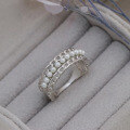 wholesale S925 Silver Japanese Minimalist Small Niche Elegant Pearl Ring, Versatile Design-0-5