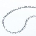 wholesale S925 silver new Korean and Japanese-style women's collarbone chain necklace, pure silver necklace wholesale-0-3