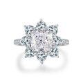 wholesale Sterling Silver D Color Moissanite Ring for Women 1 Carat Classic Six-Prong Tiffany Style Ring Four-Prong Luxe Large Carat Moissanite Ring-0-11