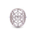 wholesale 925 Silver Vintage Royal Exaggerated European-style Openwork Mesh Ring for Women - Wholesale-0-4