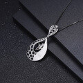 wholesale S925 Silver Designer-style Personalized Pendant with Natural Elements and Genuine Gemstone Necklace-0-2