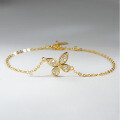S925 Sterling Silver D Color Moissanite Butterfly Bracelet for Women-0-4