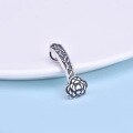 wholesale S925 Sterling Silver Auspicious and Propitious Pendant, Vintage Thai Silver Handmade DIY Necklace Bracelet Material Accessory Charm-0-2