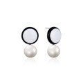 wholesale S925 Sterling Silver Niche Design Pearl Stud Earrings,TEMU。-0-4
