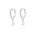 wholesale Brass Luxury High-end Crystal-embellished Colored Teardrop Ear Cuffs,ins。-0-15