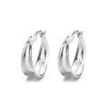 wholesale S925 Sterling Silver Retro Korean Fashion Minimalist Arc-shaped Earrings INS Internet Celebrity Design Ear Clips-0-4