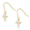 wholesale S925 Silver Plated 14k Gold Spring New Arrival Fashion OL Simple and Versatile Freshwater Pearl Earrings-0-4
