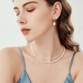 wholesale 925 Sterling Silver Natural Freshwater Pearl Necklace Bracelet Customization, Processing According to Provided Images or Samples, Wholesale Silver Jewelry Customization-0-2