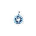 wholesale Sterling silver hollow star pendant,hip-hop fashion versatile necklace bracelet DIY accessory custom-0-3