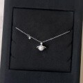 wholesale S925 Sterling Silver Starry Romance Small Universe Planetary Pendant Pearl Necklace, Planet Romantic Collarbone Chain, Fresh and Elegant-0-5