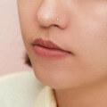 wholesale 925 Sterling Silver L-bar Star Zircon Nose Ring For Women-0-3