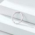 wholesale S925 Sterling Silver Light Luxury Niche Design Rupert's Tear Ring for Women with Inlaid Zirconia Diamond Single Ring Band Jewelry-0-3