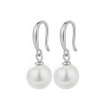 wholesale Metal material small fresh retro tassel pearl earrings simple women's ear stud ear drop jewelry temperament hot selling Europe and America cross-border ear drop-0-1