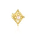 wholesale Sterling Silver S925 Retro Star Ball Stud Earrings for Women, Minimalist and Chic-0-4