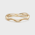 wholesale 9K gold Japanese-styleversatileirregular plain ring for's Spring Collection-0-1