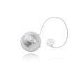 wholesale 999 Pure Silver Tea Infuser Ball, Silver Tea Filter, Tea Steeping Tool, Silver Tea Strainer, Tea Accessories-0-4