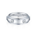 wholesale Sterling Silver, Cross-Border New Product, Pure Silver Arc Plain Circle Love Ring for Women, Designer Sense, Brand-Equivalent Style, European and American Wedding Ring, Love Ring for Women-0-0