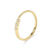 wholesale S925 Sterling Silver Plated with 18k Gold, Minimalist Ring, Golden Dawn Series, Moissanite Ring, Wholesale, Does Not Fade-Moissanite Ring  US size 7 (domestic size 15)